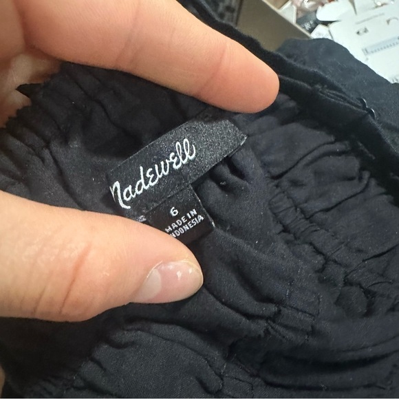 NWOT Madewell Sleeveless Wide-Leg Jumpsuit in 100% Linen - Picture 7 of 8